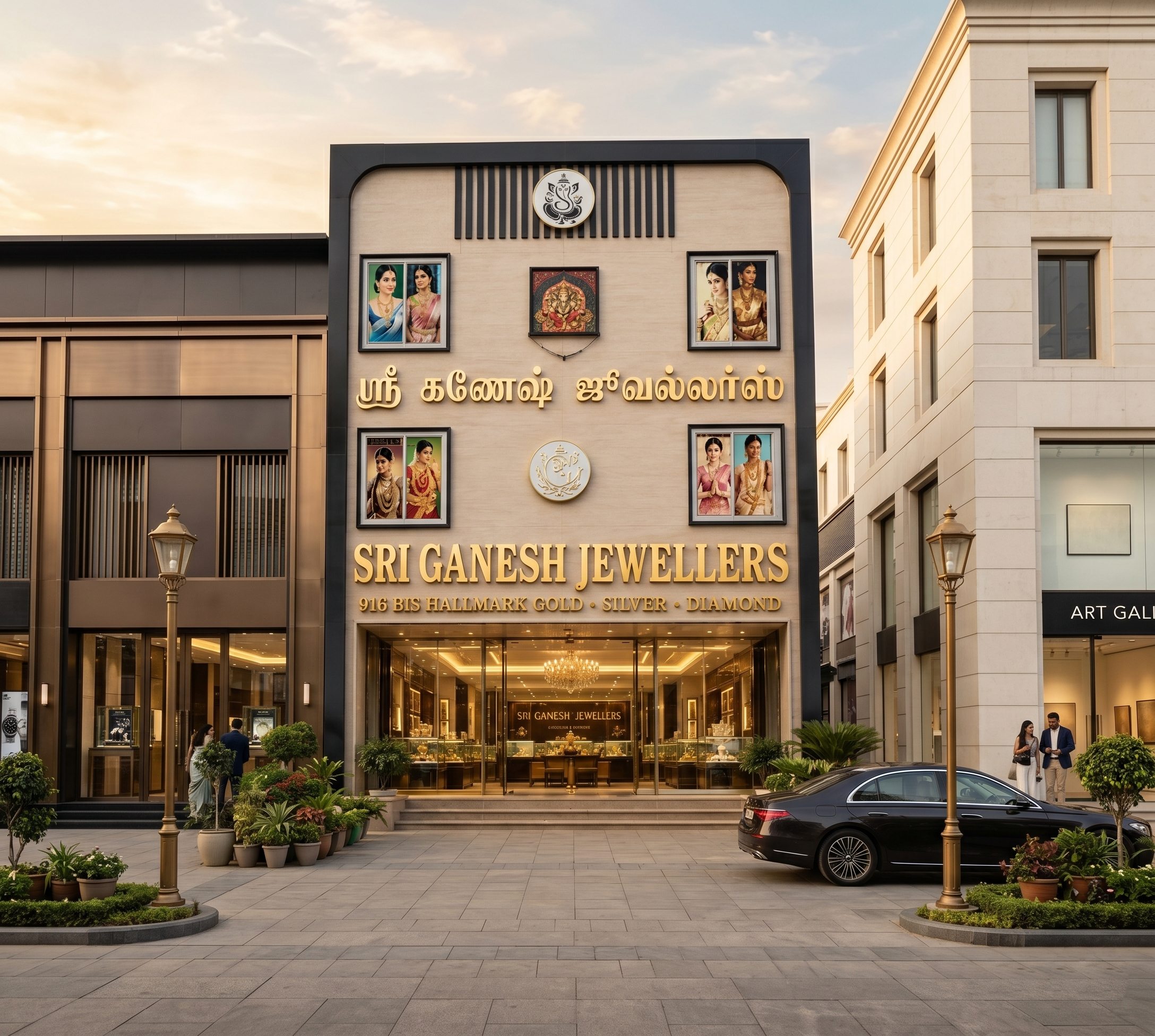 SriGanesh Jewellers Showroom